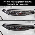 Full Headlight Taillight Precut Smoked PPF Tint Kit Film Overlay Fits BMW X7 2019-2022