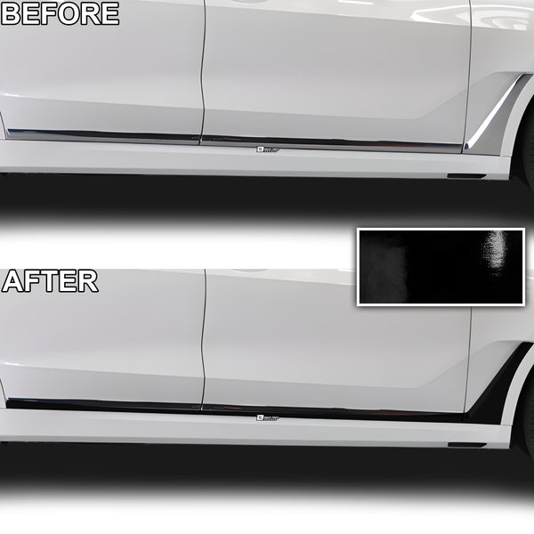 Vinyl Chrome Delete Blackout Decal Stickers Overlay Film Fits BMW X7 2019-2022