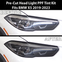 Full Headlight Taillight Precut Smoked PPF Tint Kit Film Overlay Fits BMW X5 2019-2023