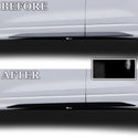 Vinyl Chrome Delete Blackout Decal Stickers Overlay Film Fits Audi Q3 2019-2024