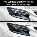 Full Headlight Taillight Precut Smoked PPF Tint Kit Film Overlay Fits Lexus GX