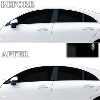 Vinyl Chrome Delete Blackout Decal Stickers Overlay Film Fits Mercedes Benz CLA 200 250 2020-2024