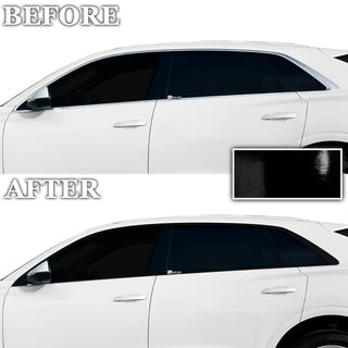 Vinyl Chrome Delete Blackout Decal Stickers Overlay Fits Audi Q8 2023+