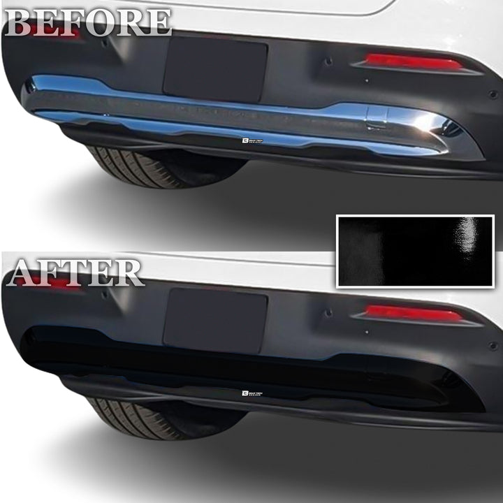 Vinyl Chrome Delete Blackout Decal Stickers Overlay Film Fits Mercedes Benz EQS SUV 2022+ - Bogar Tech Designs