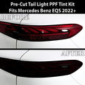 Full Headlight Taillight Precut Smoked PPF Tint Kit Film Overlay Fits Mercedes Benz EQS 2022+