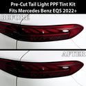 Full Headlight Taillight Precut Smoked PPF Tint Kit Film Overlay Fits Mercedes Benz EQS 2022+