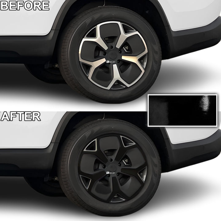 Vinyl Chrome Delete Blackout Decal Stickers Overlay Film Fits Rivian R1T 2022+ - Bogar Tech Designs