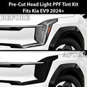 Fits Kia Ev9 2024+ Full Headlight Taillight Precut Smoked PPF Tint Kit Film Overlay