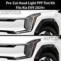 Fits Kia Ev9 2024+ Full Headlight Taillight Precut Smoked PPF Tint Kit Film Overlay