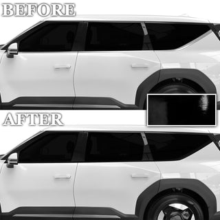 Vinyl Chrome Delete Blackout Decal Stickers Overlay Film Fits Kia EV9 2024+