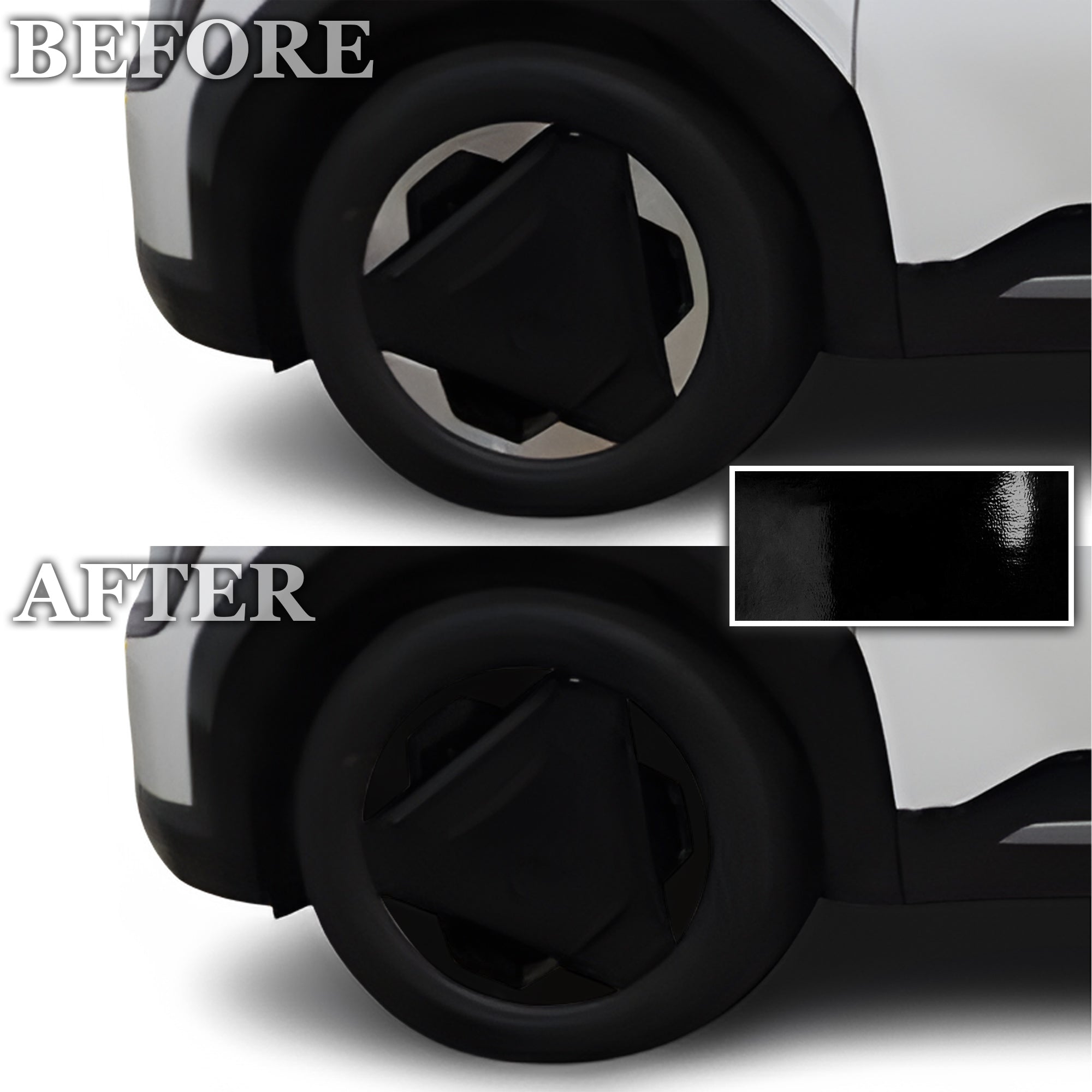 Vinyl Chrome Delete Blackout Decal Stickers Overlay Film Fits Kia EV9 2024 - 2025 - Bogar Tech Designs