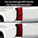 Fits Toyota Tacoma 2024+ Full Headlight Taillight Precut Smoked PPF Tint Kit Film Overlay