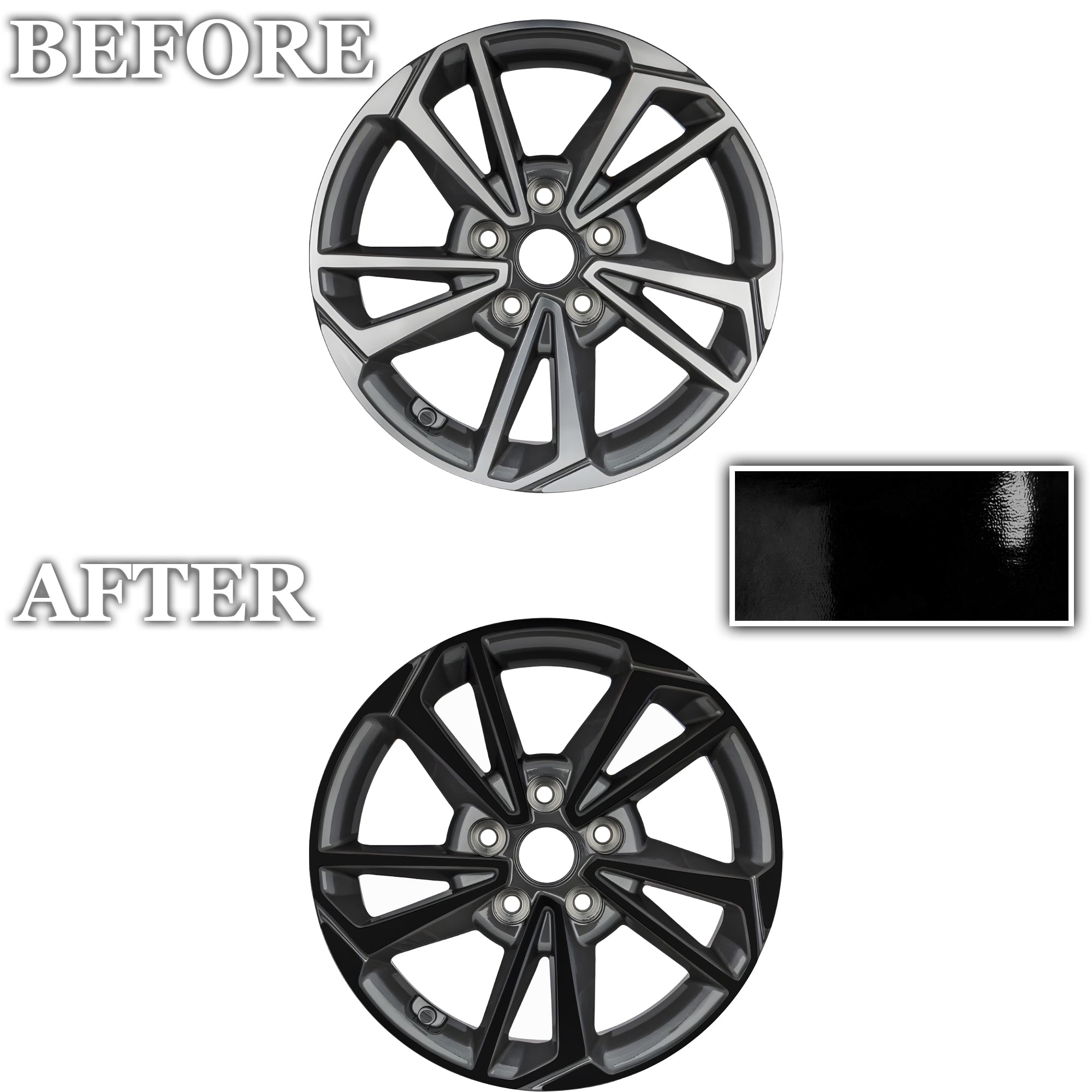 Vinyl Chrome Delete Blackout Decal Stickers Overlay Film Fits Kia Forte 2019 - 2024 - Bogar Tech Designs