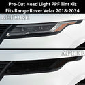 Full Headlight Taillight Precut Smoked PPF Tint Kit Film Overlay Fits Land Rover Range Rover Velar 2018+