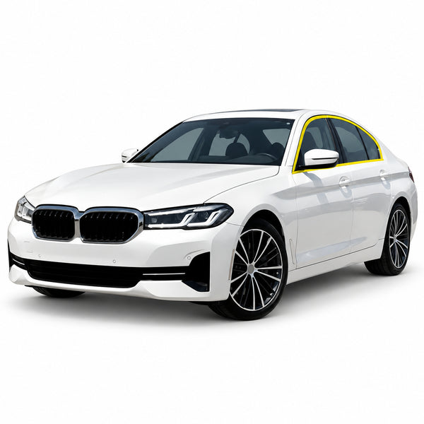 BMW 5 Series 2018-2023 Blackout Chrome Delete Kit – Precut Gloss Black Vinyl Overlays