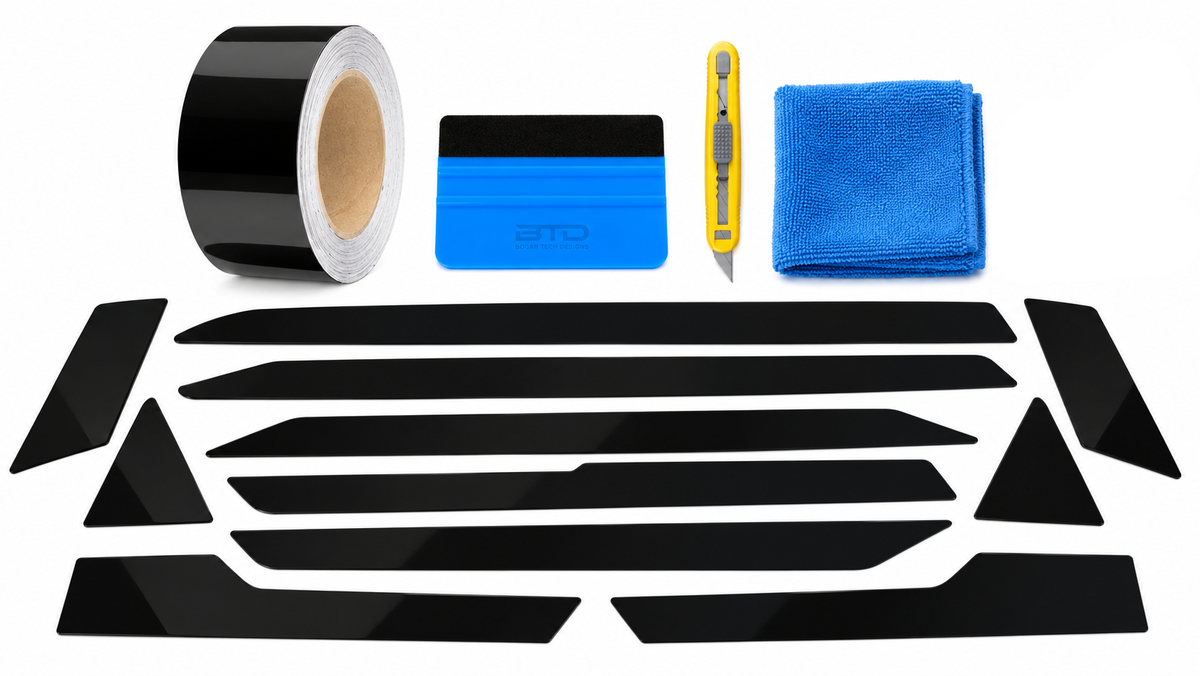 Bogar Tech Designs pre-cut chrome delete kit