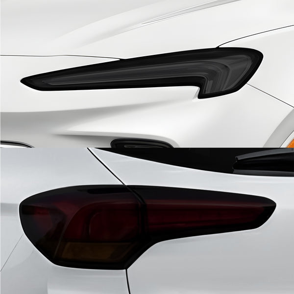 Buick Encore GX 2024–2026 Dark Smoke Headlight & Taillight Tint Kit – Precut Vinyl Lens Overlays