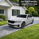 BMW 5 Series 2018-2023 Blackout Chrome Delete Kit – Precut Gloss Black Vinyl Overlays