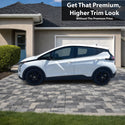 Chevrolet Bolt EV Bolt 2022-2023 Window Trim Blackout Chrome Delete Kit - Precut Gloss Black Vinyl Overlays