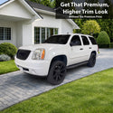 Fits GMC Yukon 2007-2014 Vinyl Chrome Delete Grille Blackout Decal Stickers Overlay Film