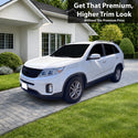 Fits Kia Sorento 2014-2015 Vinyl Chrome Delete Grille Blackout Decal Stickers Overlay Film