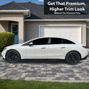 Fits Mercedes-Benz EQE Sedan 2023-2026 Vinyl Chrome Delete Grille Blackout Decal Stickers Overlay Film