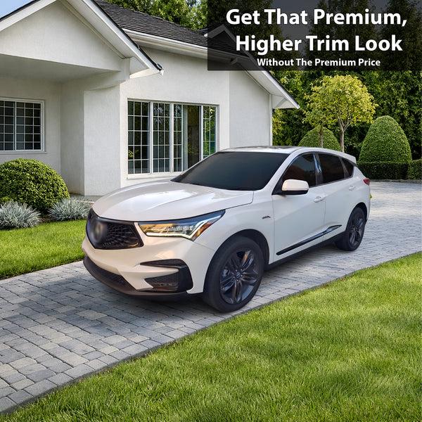 Acura RDX 2019-2026 Blackout Chrome Delete Kit - Precut Gloss Black Vinyl Overlays