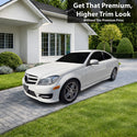 Fits Mercedes-Benz C250 2012-2015 Vinyl Chrome Delete Grille Blackout Decal Stickers Overlay Film
