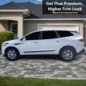 Fits Buick Enclave 2018-2021 Vinyl Chrome Delete Grille Blackout Decal Stickers Overlay Film