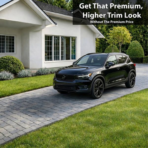 Volvo XC40 2019-2026 Blackout Chrome Delete Kit - Precut Gloss Black Vinyl Overlays