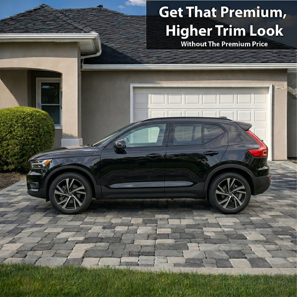 Volvo XC40 2019-2026 Blackout Chrome Delete Kit - Precut Gloss Black Vinyl Overlays