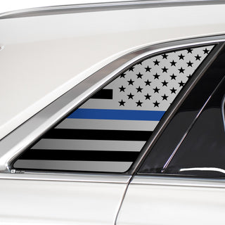 Buy thin-blue-line Quarter Window American Flag Vinyl Decal Stickers Fits Cadillac XT5 2016-2024