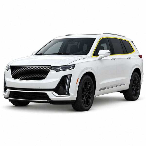 Cadillac XT6 2020-2025 Blackout Chrome Delete Kit - Precut Gloss Black Vinyl Overlays