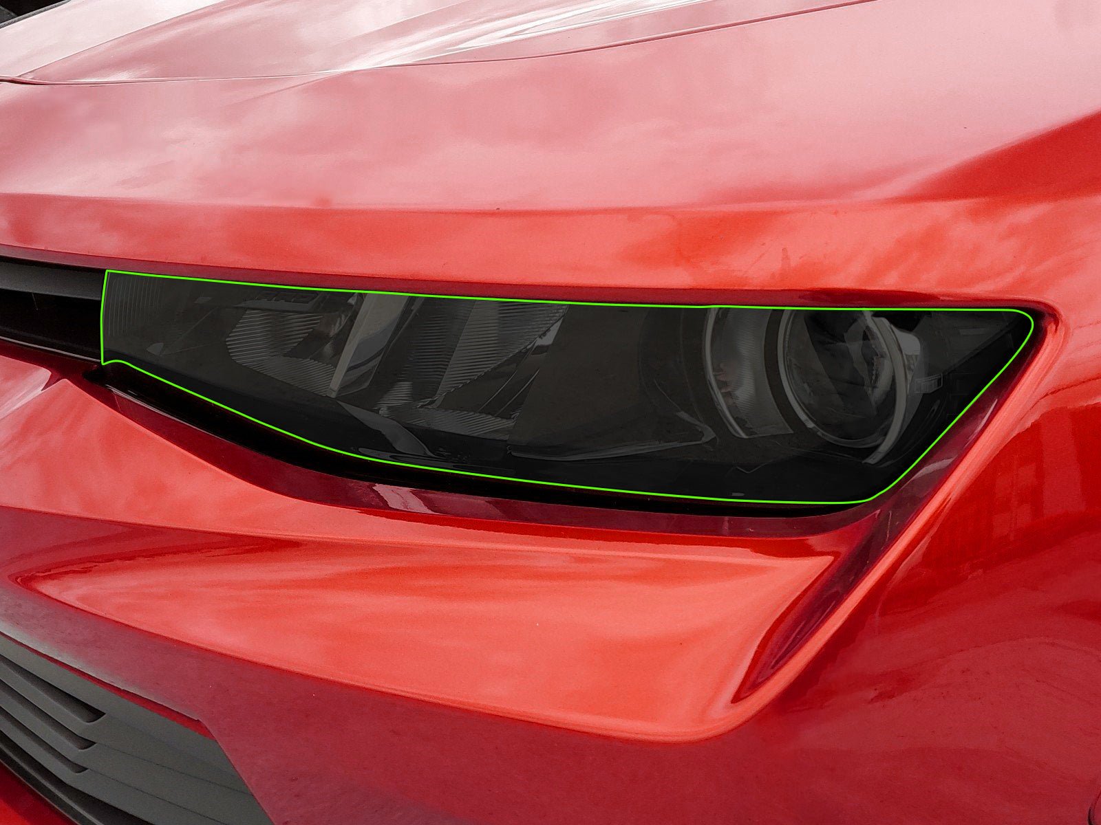 Head Tail Light Side Marker 3rd Brake Precut Tint Overlay Film Fits Chevy Camaro 2016 - 2018 - Bogar Tech Designs