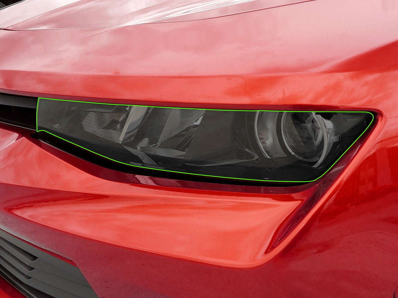 Head Tail Light Side Marker 3rd Brake Precut Tint Overlay Film Fits Chevy Camaro 2016 - 2018 - Bogar Tech Designs