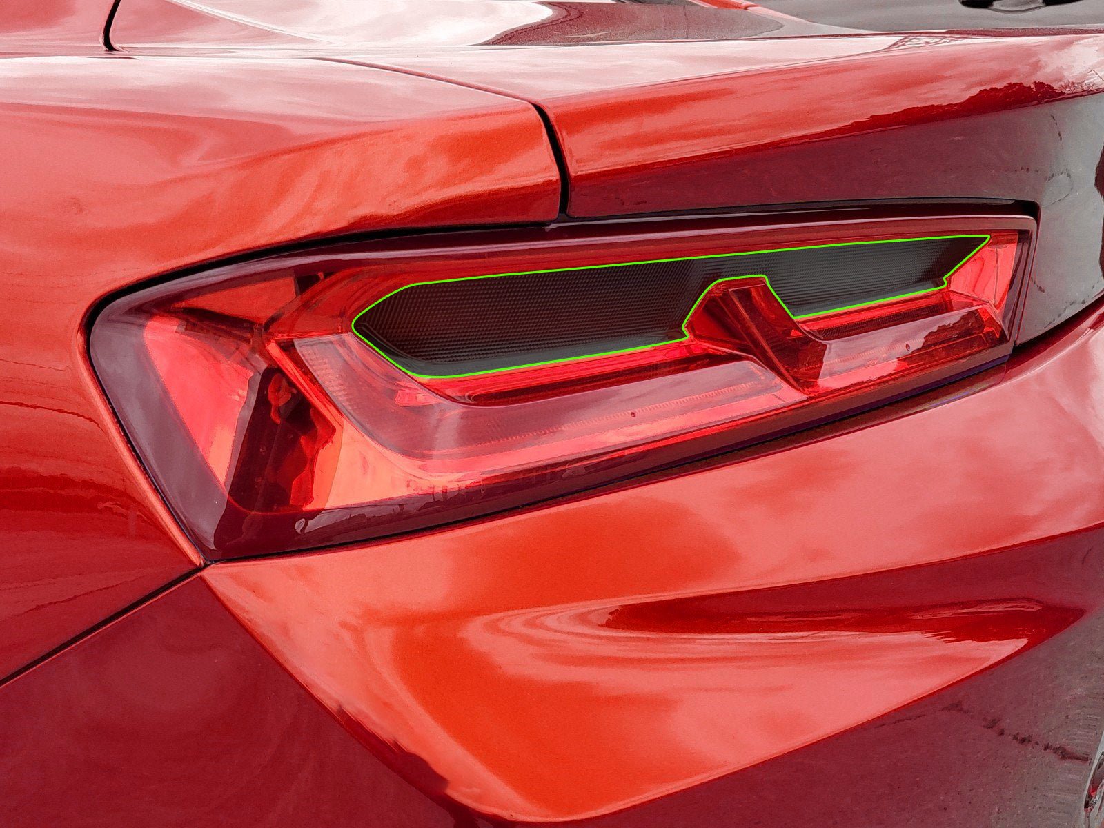 Head Tail Light Side Marker 3rd Brake Precut Tint Overlay Film Fits Chevy Camaro 2016 - 2018 - Bogar Tech Designs