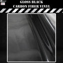 ShieldMe PREMIUM Gloss Black Carbon Fiber Vinyl Automotive Car Wrap Roll Film Sheet With Bubble Free Air Release