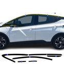 Chevrolet Bolt EV Bolt 2022-2023 Window Trim Blackout Chrome Delete Kit - Precut Gloss Black Vinyl Overlays