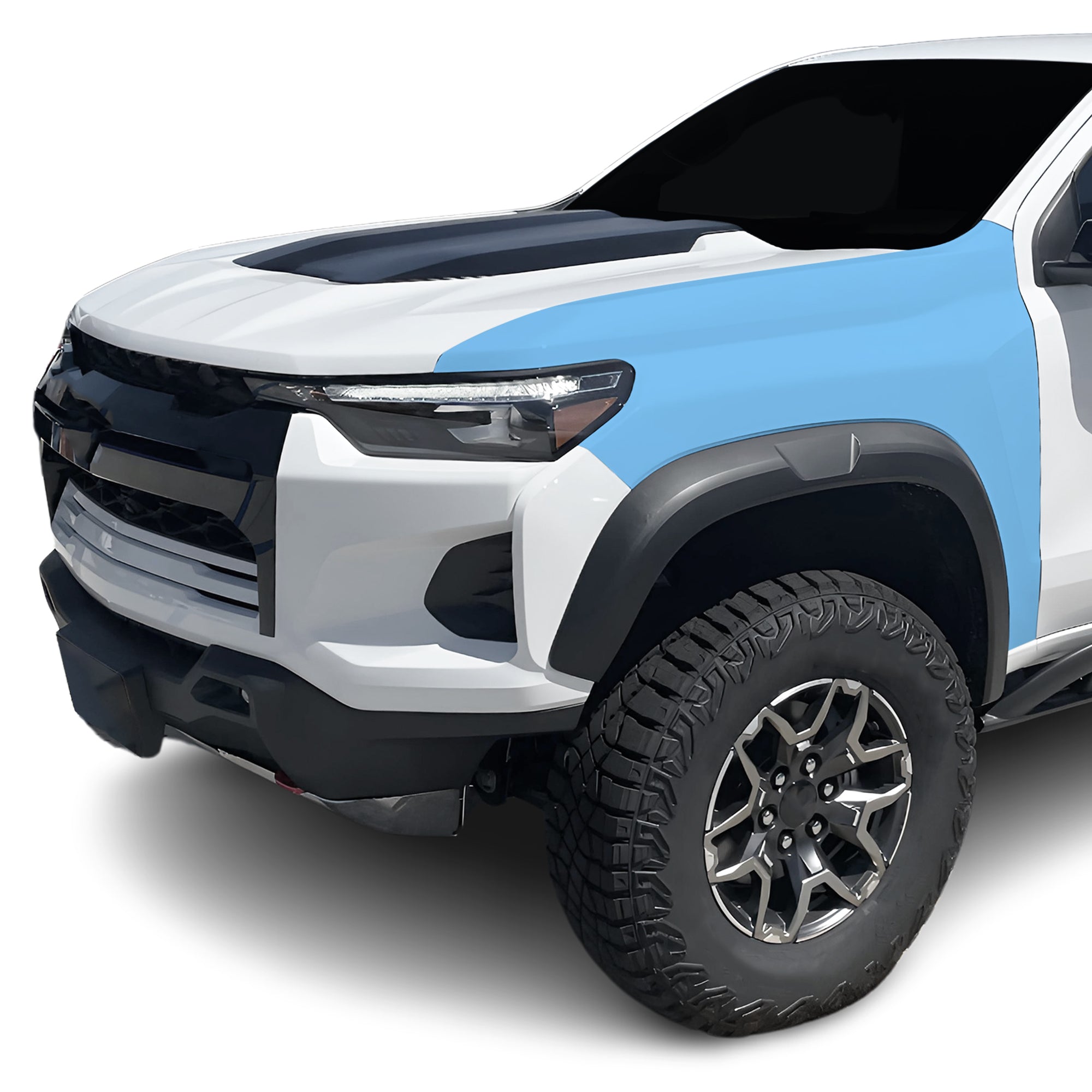 Fits Chevy Colorado 2023+ Precut Premium Paint Protection Film Clear Bra PPF Decal Film Kit Cover - Bogar Tech Designs