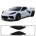 Chevrolet Corvette C8 2020–2026 Dark Smoke Headlight & Taillight Tint Kit – Precut Vinyl Lens Overlays