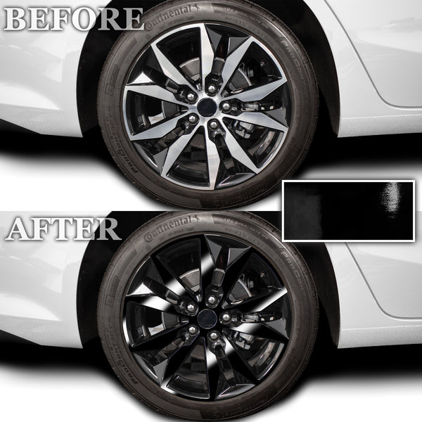 Vinyl Chrome Delete Side Window Front Bumper Wheel Rim Trim Blackout Decal Stickers Overlay Film Fits Chevy Malibu 2019-2023