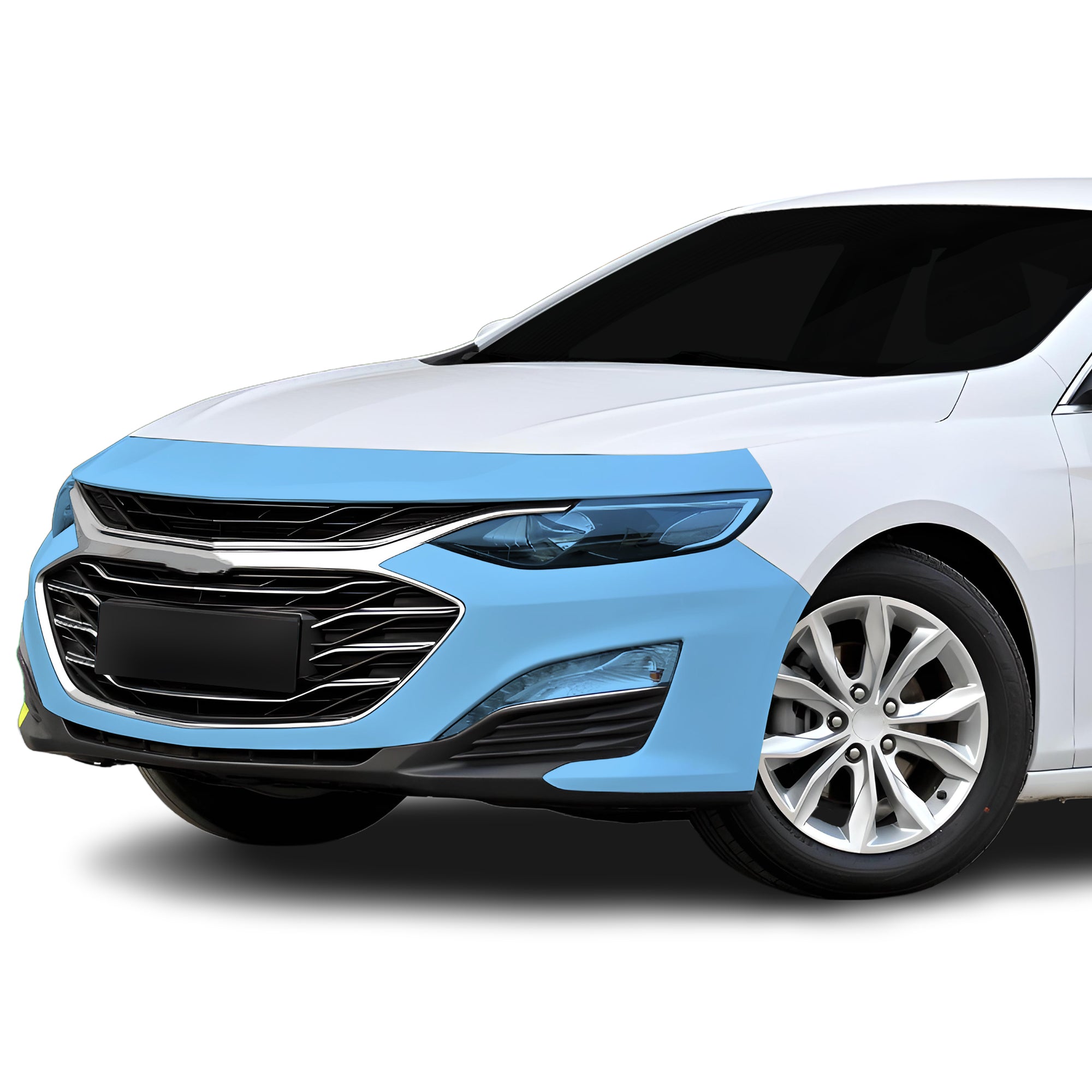 Fits Chevy Malibu 2019+ Precut Premium Paint Protection Film Clear Bra PPF Decal Film Kit Cover - Bogar Tech Designs