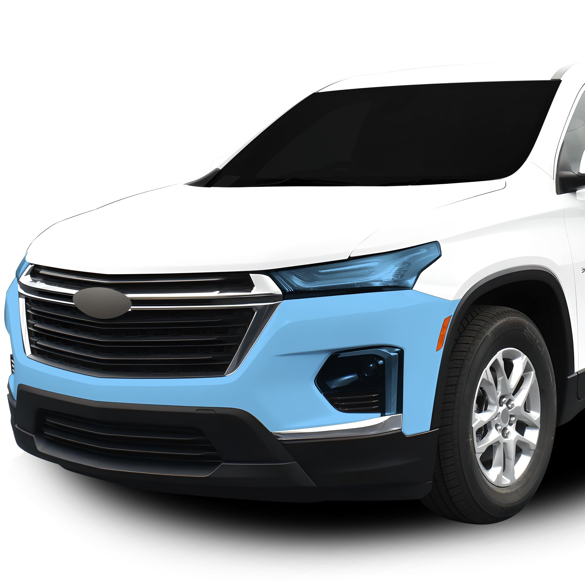 Fits Chevy Traverse 2018 - 2021 Precut Premium Paint Protection Film Clear Bra PPF Decal Film Kit - Bogar Tech Designs