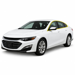 Chevy Malibu 2019-2025 Blackout Chrome Delete Kit - Precut Gloss Black Vinyl Overlays