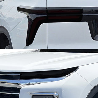 Chevrolet traverse 2024 2026 headlight tail light full tint image dark smoke ppf updated