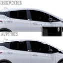 Vinyl Chrome Delete Wheel Window Sides Front Trim Blackout Decal Stickers Overlay Film Fits Chevy Bolt 2022 2023