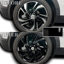 Vinyl Chrome Delete Wheel Window Sides Front Trim Blackout Decal Stickers Overlay Film Fits Chevy Bolt 2022 2023