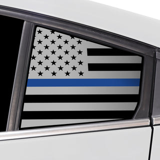 Buy thin-blue-line Quarter Window American Flag Vinyl Decal Stickers Fits Chevrolet Cruze 2016-2019