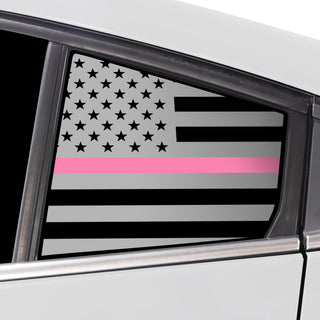 Buy thin-pink-line Quarter Window American Flag Vinyl Decal Stickers Fits Chevrolet Cruze 2016-2019