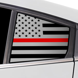 Buy thin-red-line Quarter Window American Flag Vinyl Decal Stickers Fits Chevrolet Cruze 2016-2019